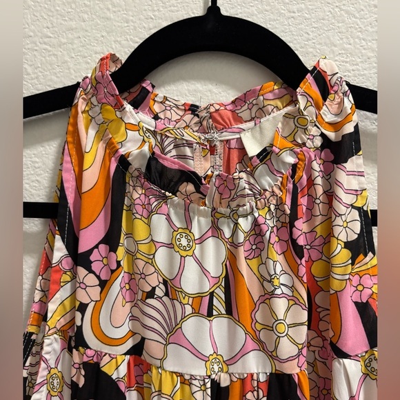 NWT Pinch Brynnah Funky Floral, Maxi Black Multi // size S - Picture 5 of 8